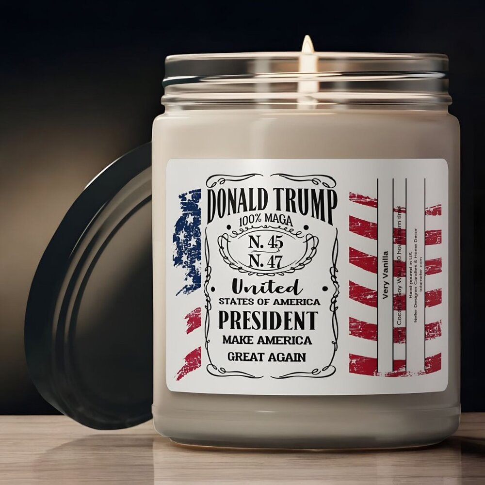 Donald Trump MAGA Scented Candle, 4 oz, Multiple Fragrances LIMITED STOCK!!!